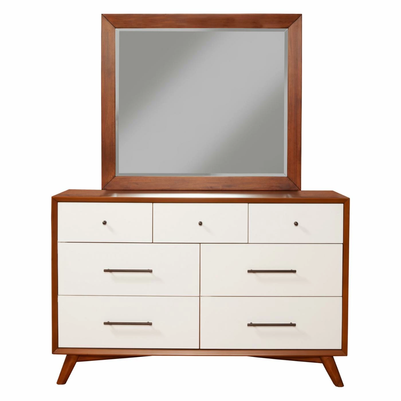 Top 10 π Dressers Alpine Furniture Flynn 7 Drawer Two Tone π Dresser π - Image 4