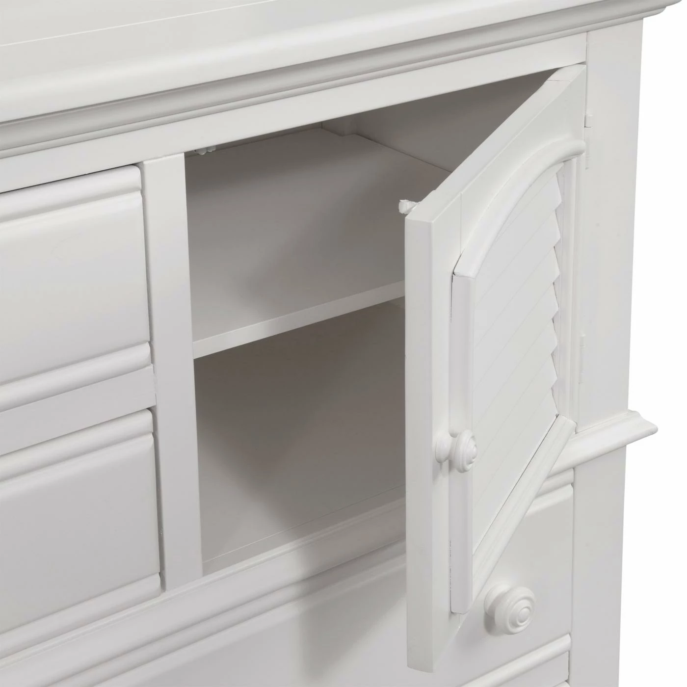 Promo ๐ Bedroom ๐ Dressers American Woodcrafters Cottage Traditions 6 Drawer High ๐ Dresser - Eggshell White ๐งจ - Image 4