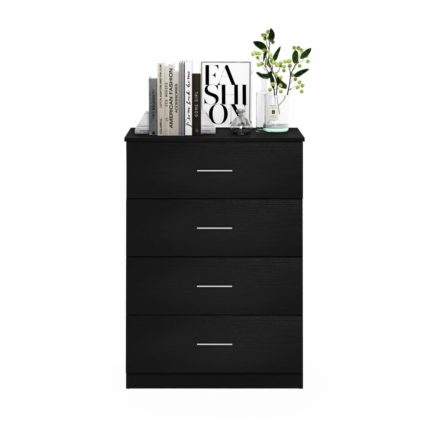 Buy ๐ Chests Furinno Tidur Simple Design 4-Drawer ๐ Dresser With Handle - Americano ๐ฅ - Image 3
