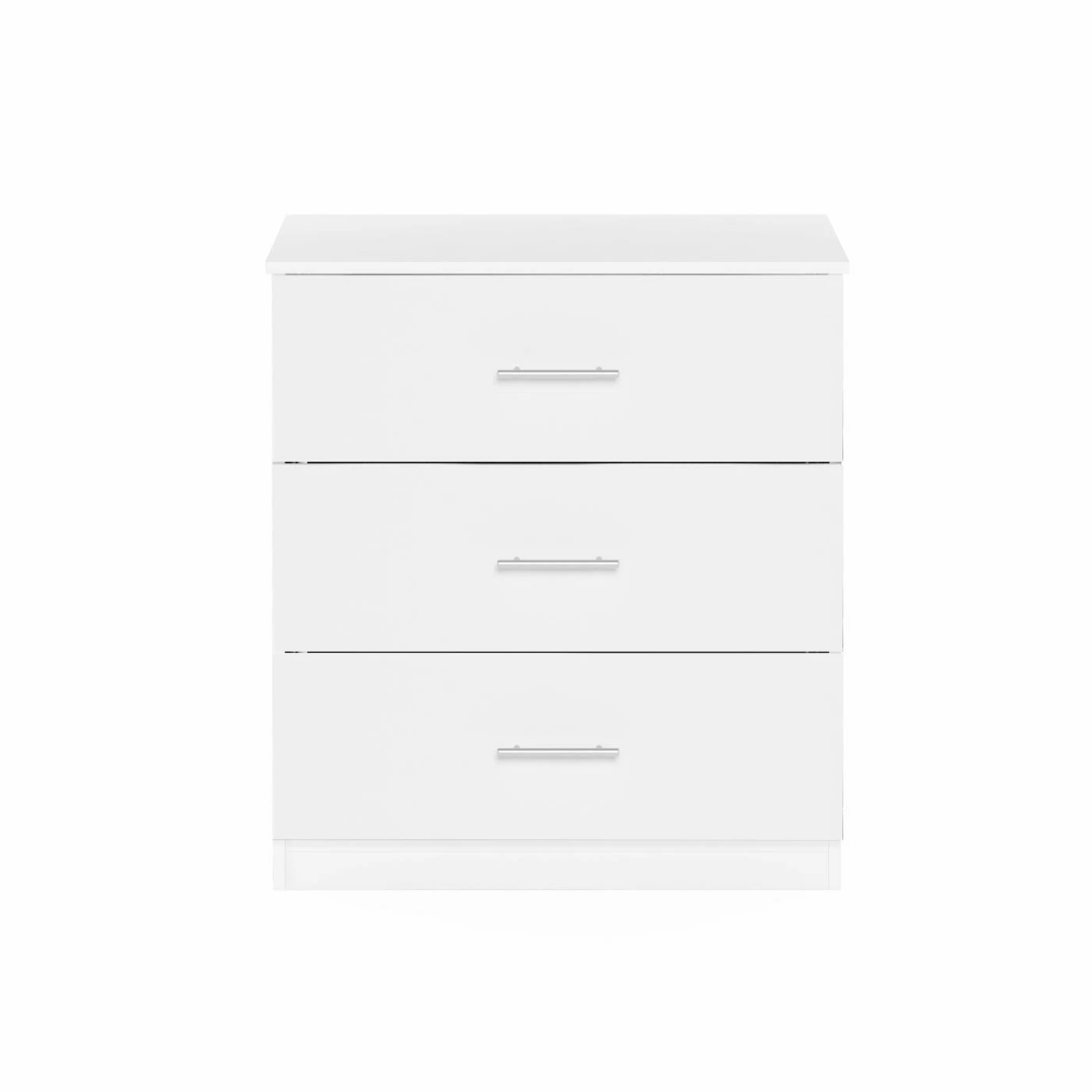 Best Sale ๐ Dressers Furinno Tidur Simple Design 3-Drawer ๐ Dresser With Handle, Solid White โญ - Image 4