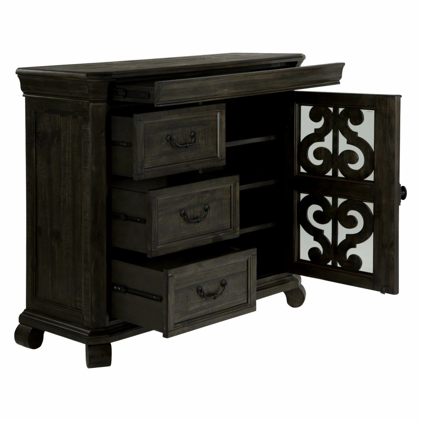 Best reviews of ๐ Media Chests & ๐ Dressers Magnussen Bellamy Traditional Peppercorn Media Chest ๐ - Image 4