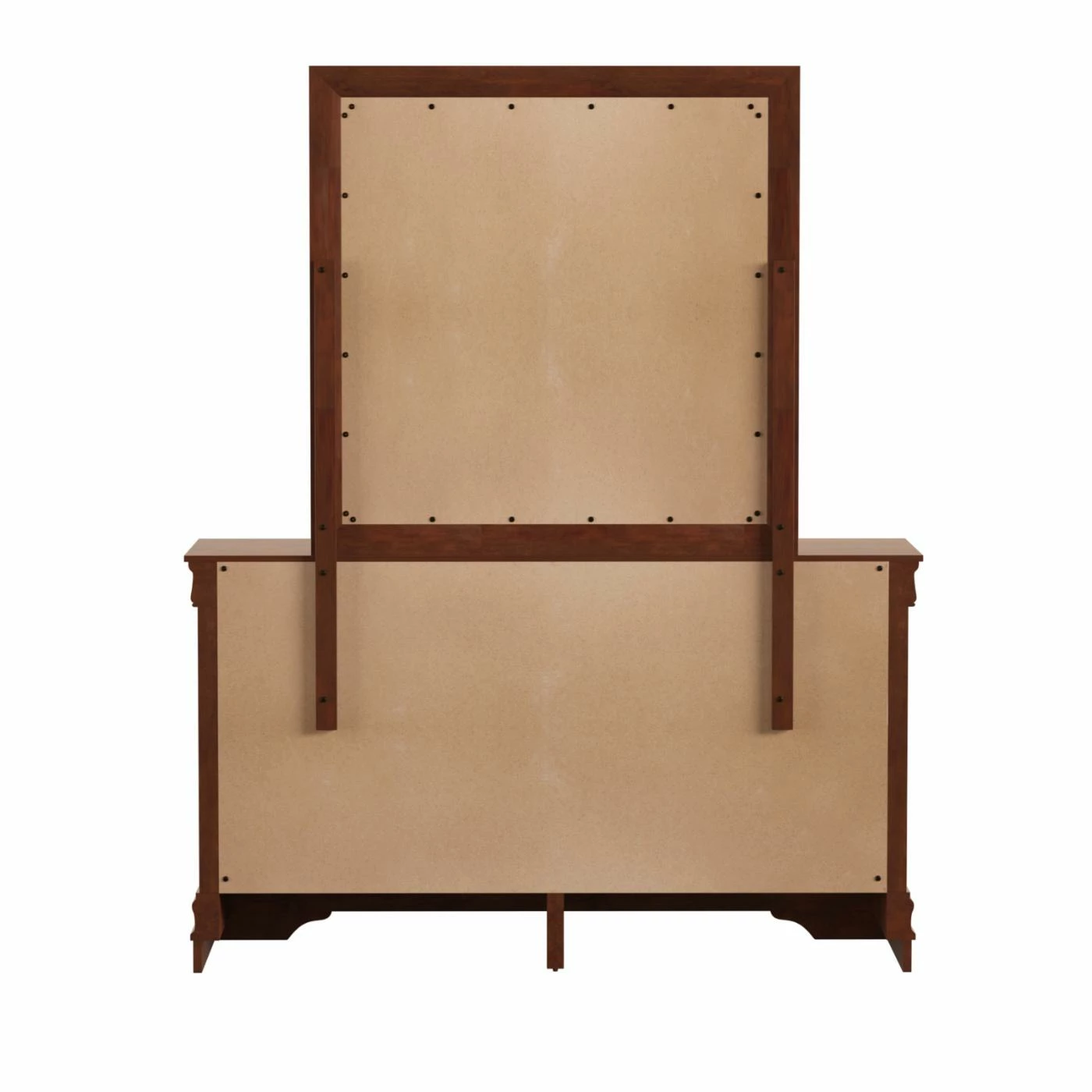 Hot Sale π Media Chests & π Dressers Weston Home Hayworth 6 Drawer π Dresser With Mirror - Brown π - Image 6