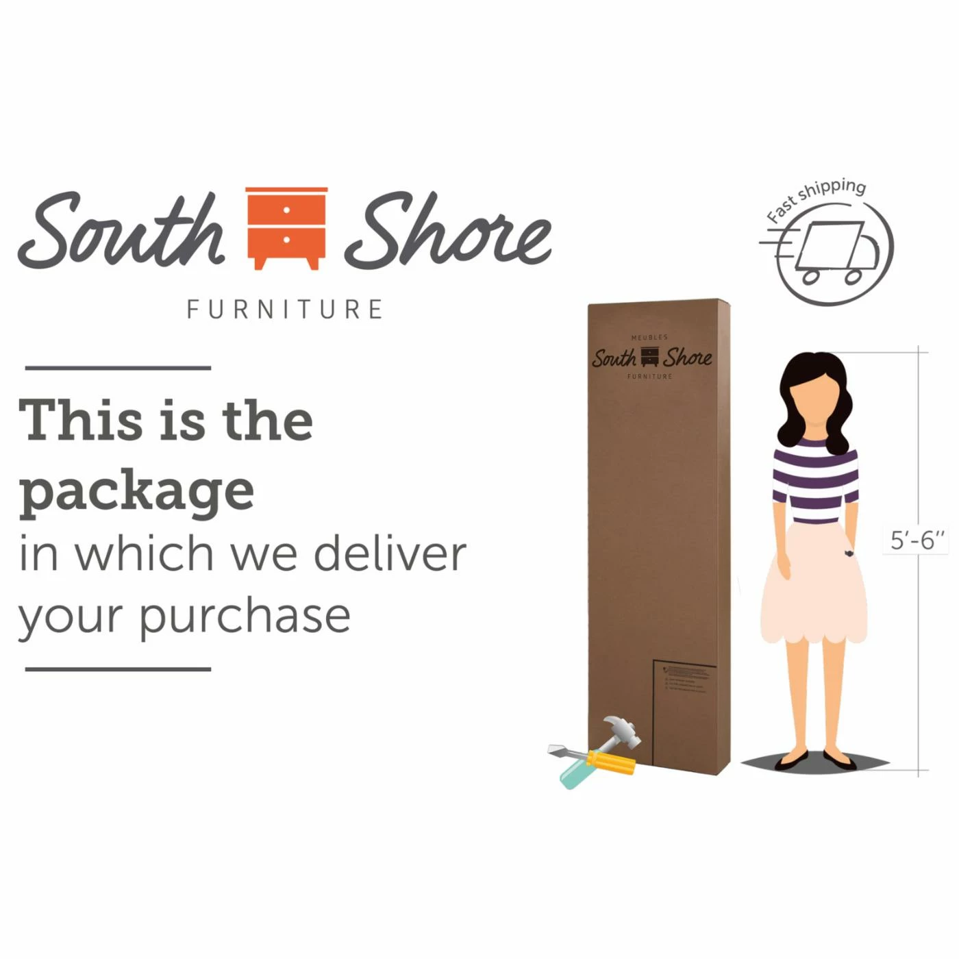 Cheap π₯ Bedroom π Dressers South Shore Cavalleri 6 Drawer Double π Dresser π - Image 7