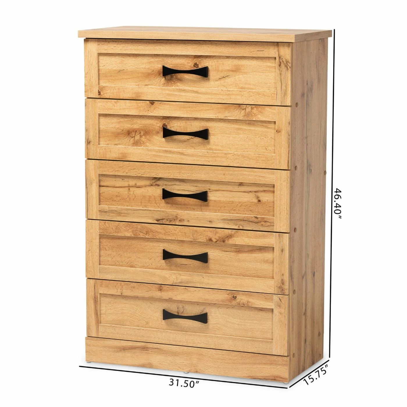 Best deal π Baxon Studio π Dressers Baxton Studio Colburn 5 Drawer Bedroom Chest π― - Image 8