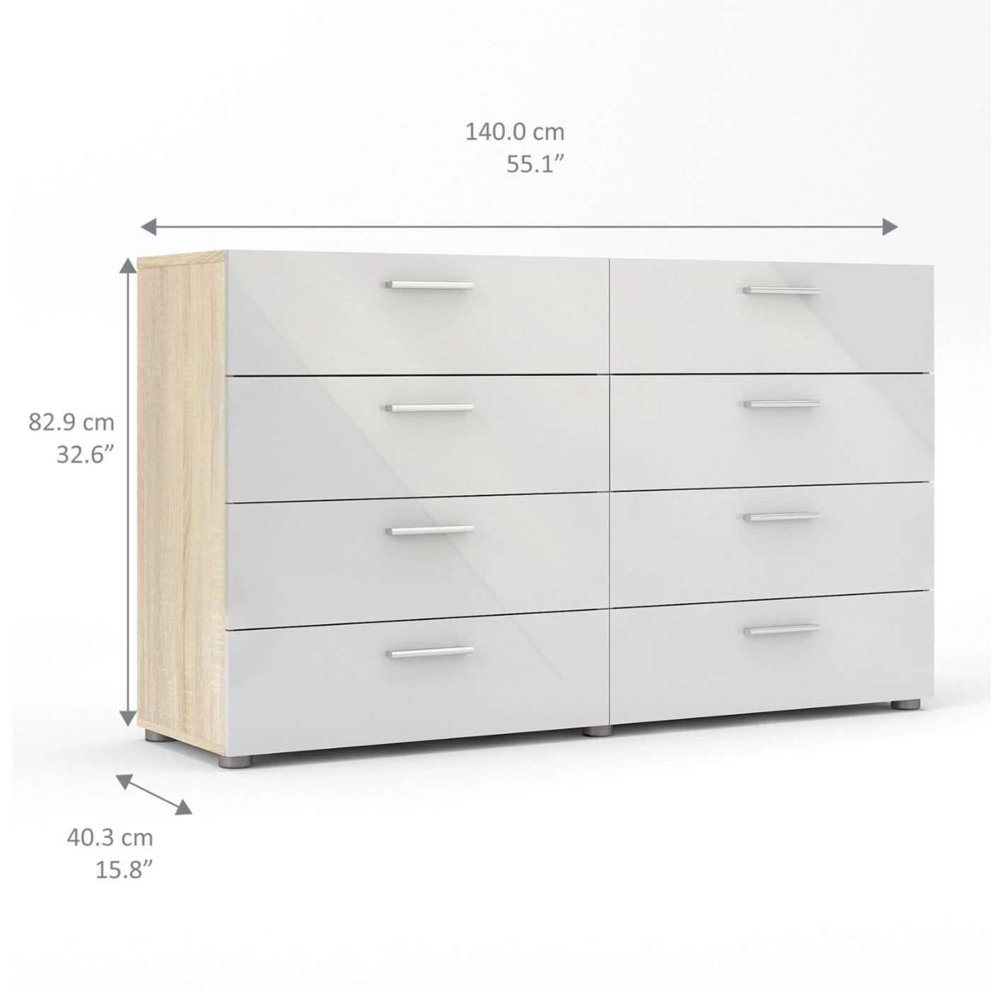 Brand new π Dressers Tvilum Loft 8 Drawer Double π Dresser π― - Image 8