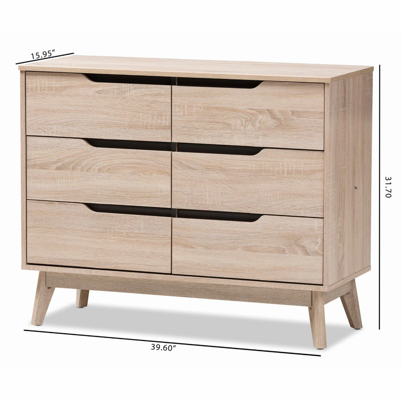 Discount π€© Dressers Baxton Studio Fella 6-Drawer π Dresser π - Image 6