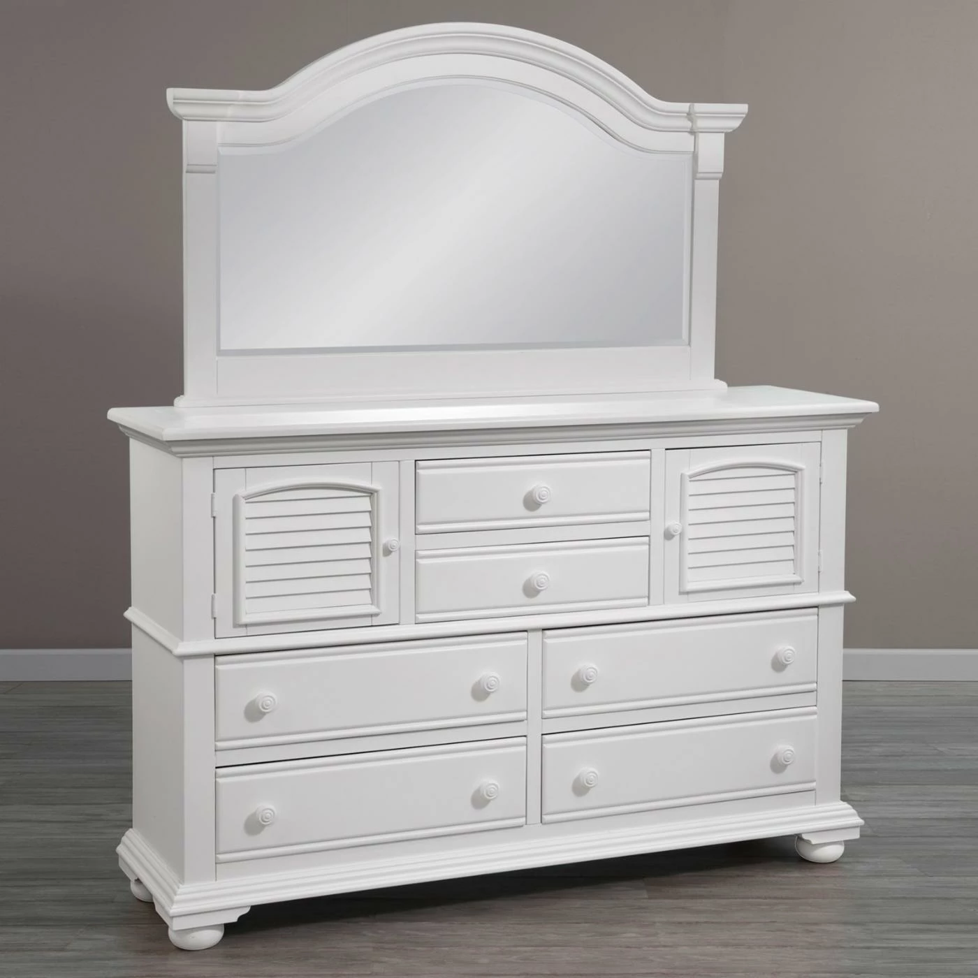 Promo ๐ Bedroom ๐ Dressers American Woodcrafters Cottage Traditions 6 Drawer High ๐ Dresser - Eggshell White ๐งจ - Image 3