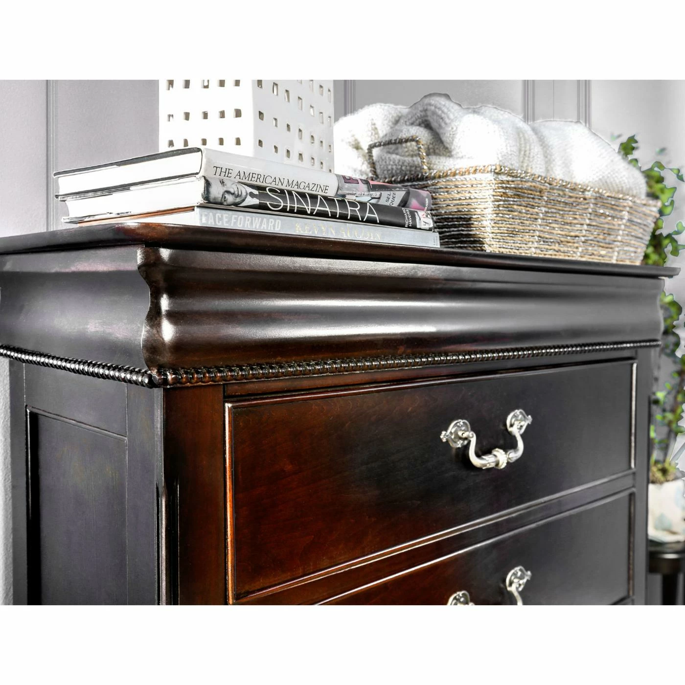 Deals ๐ Chests Furniture Of America Grand Central 5 Drawer Chest - Cherry ๐ - Image 3