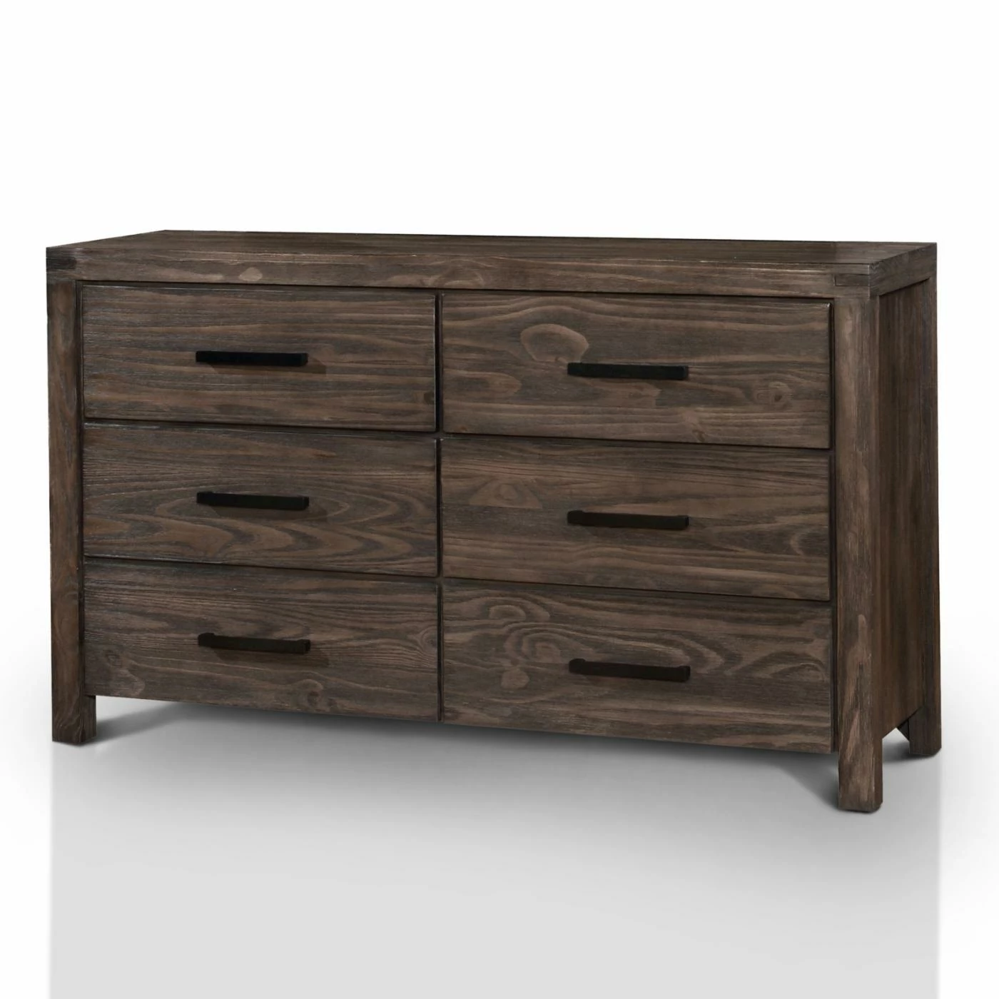 Best deal ๐ฅ Dressers Furniture Of America Wiley Rustic 6 Drawer ๐ Dresser And Mirror Set ๐ - Image 3