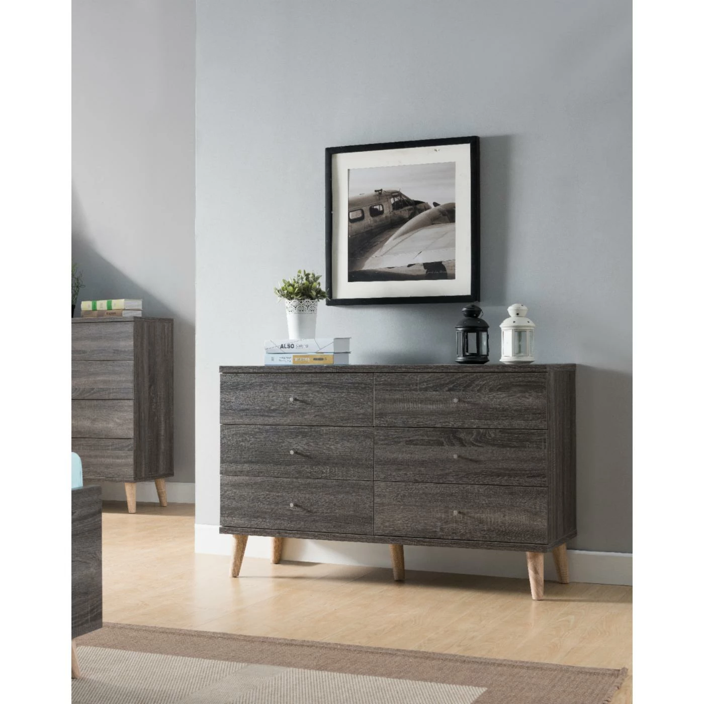 New π€© Dressers Furniture Of America Tangso 6-drawer π Dresser β - Image 3