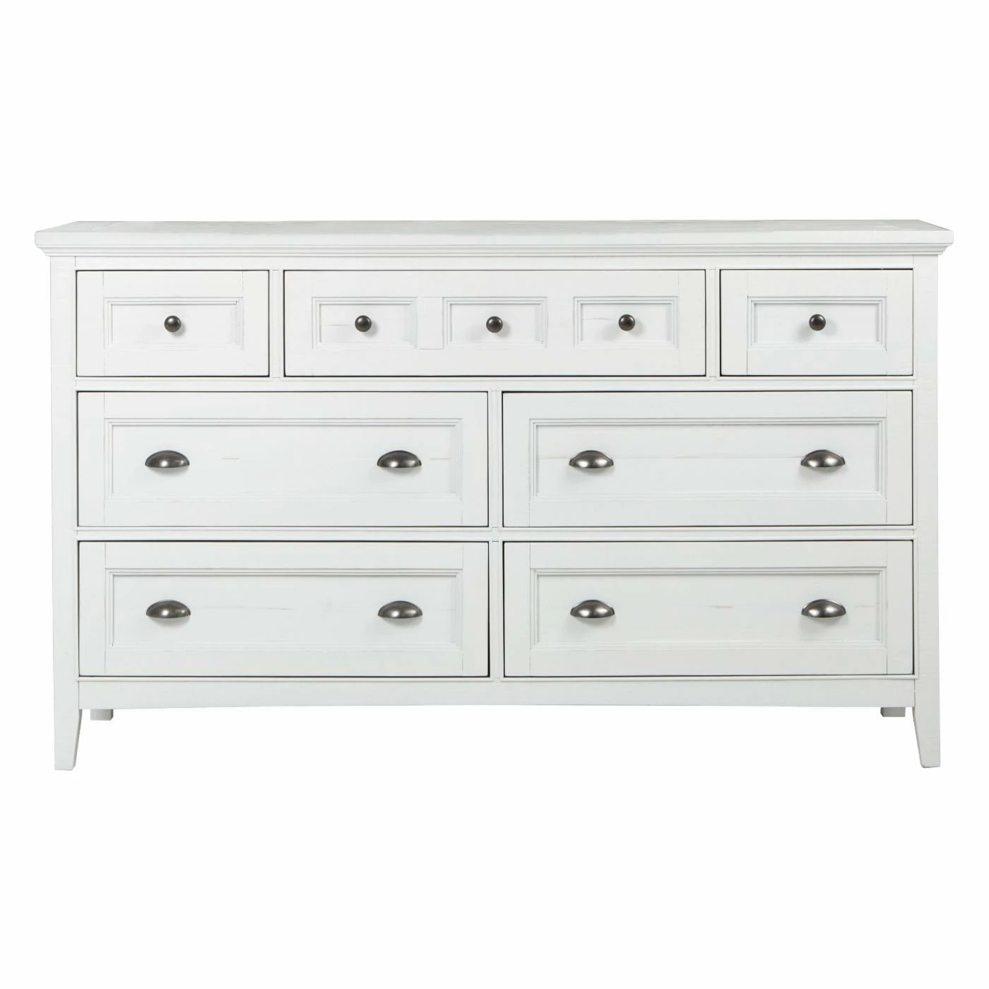 Best deal ๐ฅฐ Dressers Magnussen Heron Cove Relaxed Traditional Soft White 7 Drawer ๐ Dresser With Optional Mirror ๐ - Image 3