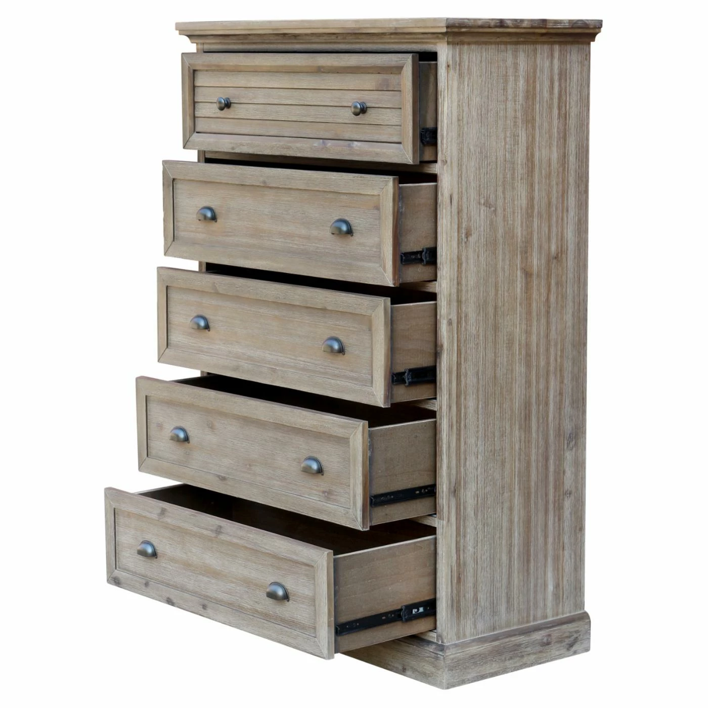 Best reviews of ❤️ Chests Sunset Trading Solstice Grey 5 Drawer Chest 🔔 - Image 3