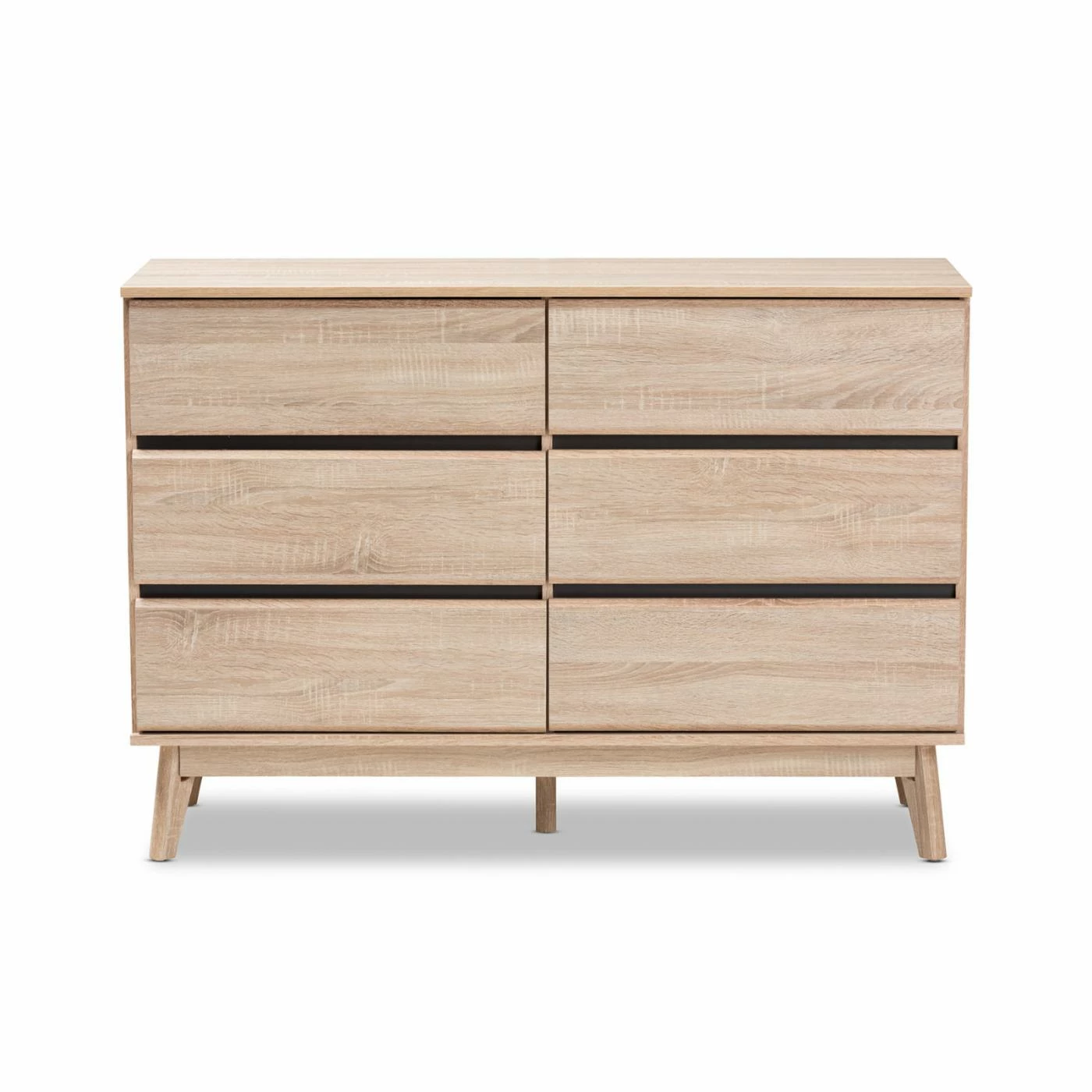 Buy ๐ฅฐ Dressers Baxton Studio Miren Mid-Century Modern 6 Drawer ๐ Dresser ๐งจ - Image 3