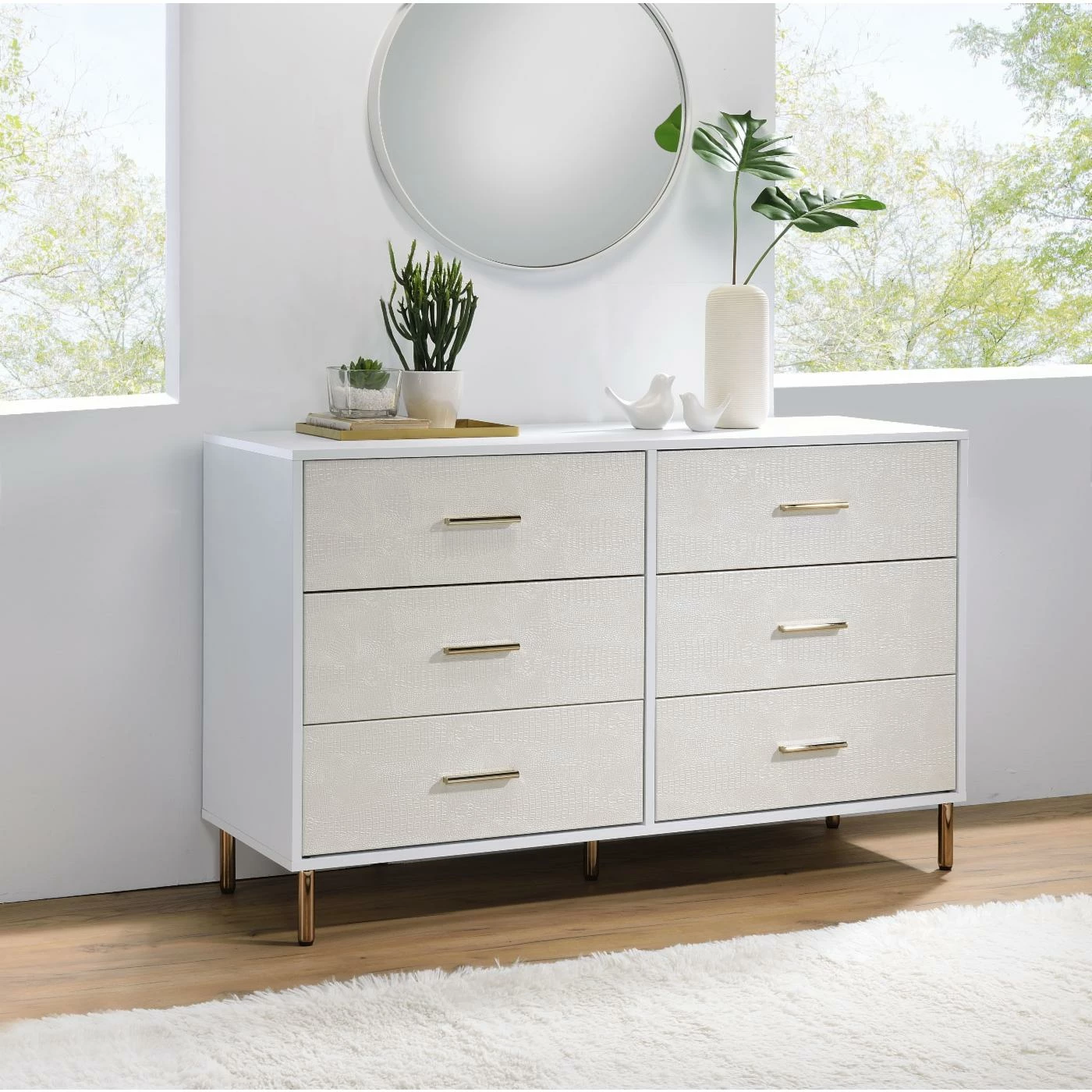Best Pirce π₯° Bedroom π Dressers Acme Furniture Myles 6 Drawer π Dresser π - Image 2