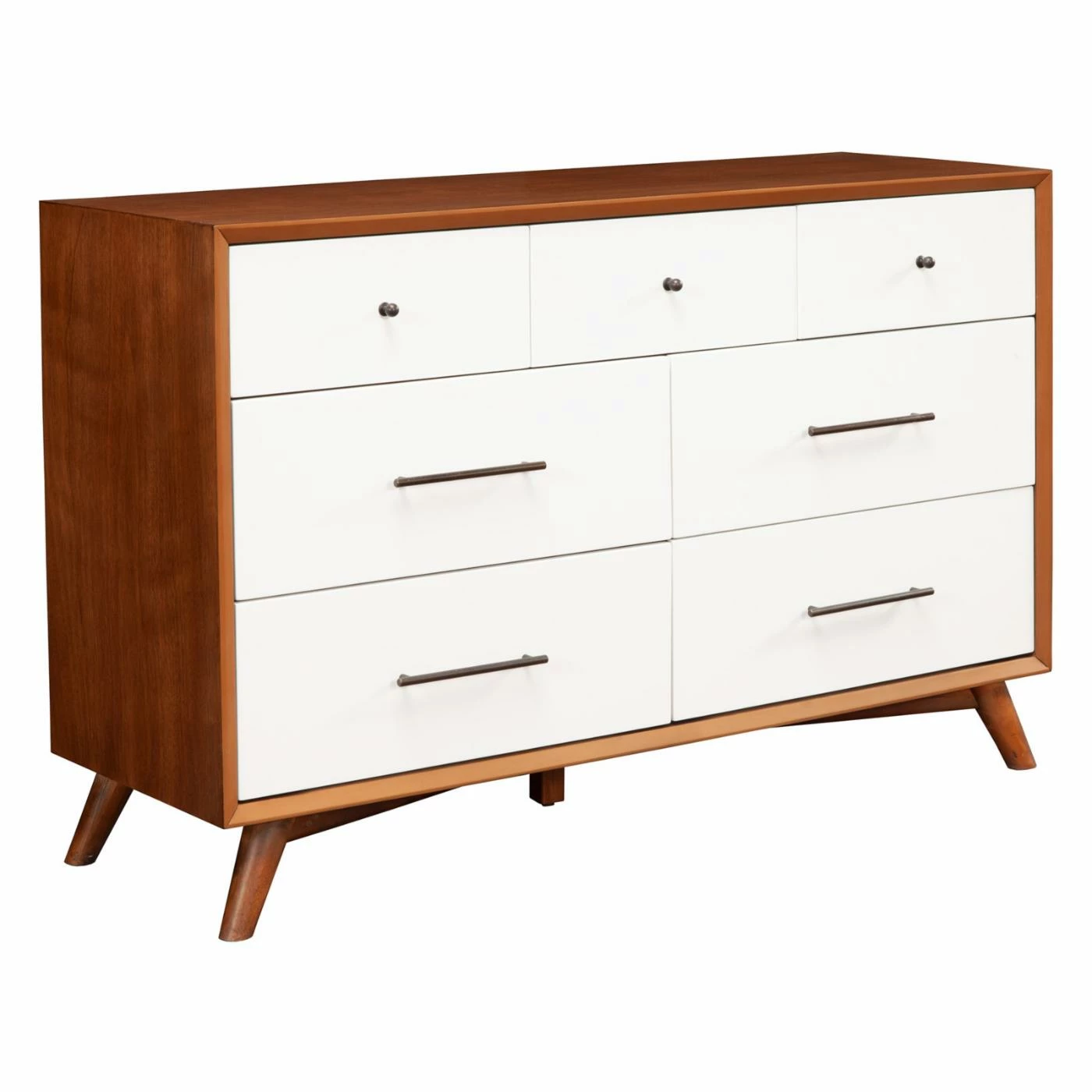 Top 10 π Dressers Alpine Furniture Flynn 7 Drawer Two Tone π Dresser π - Image 2