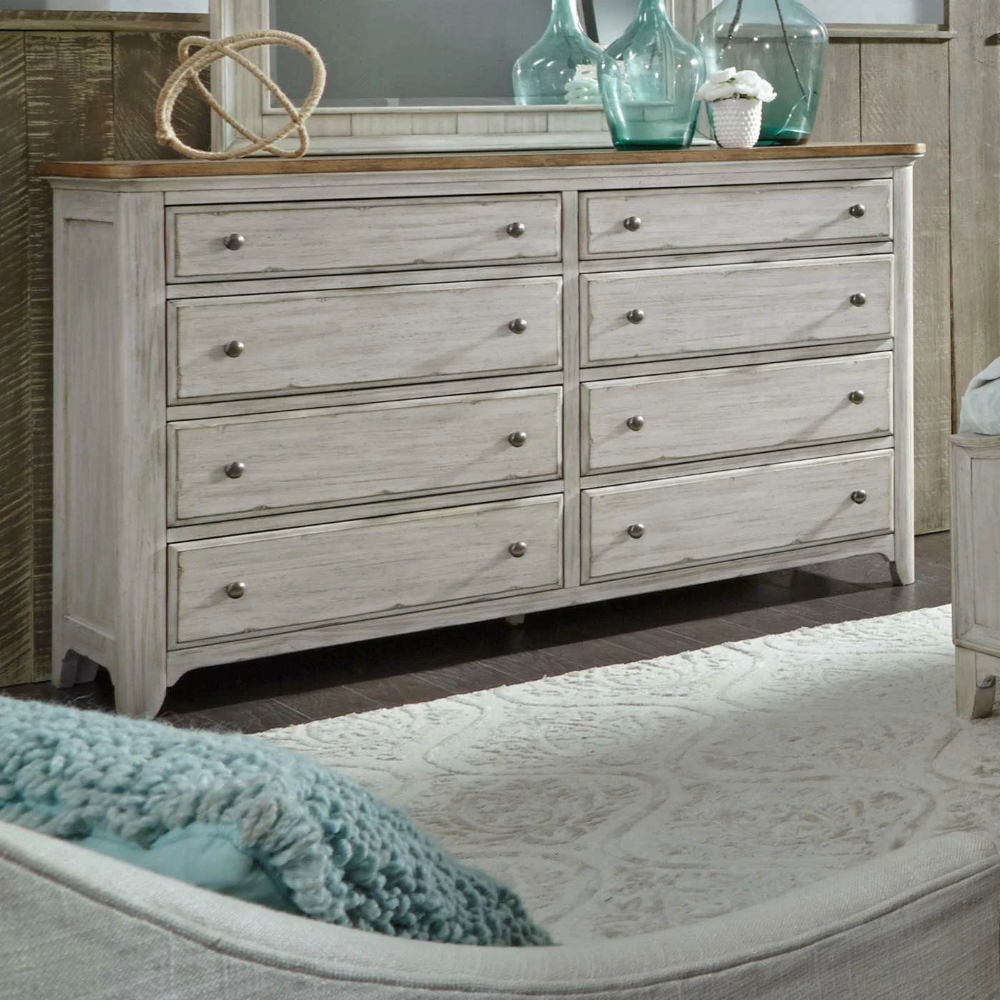Coupon π€© Dressers Liberty Furniture Farmhouse Reimagined 8 Drawer π Dresser 𧨠- Image 2