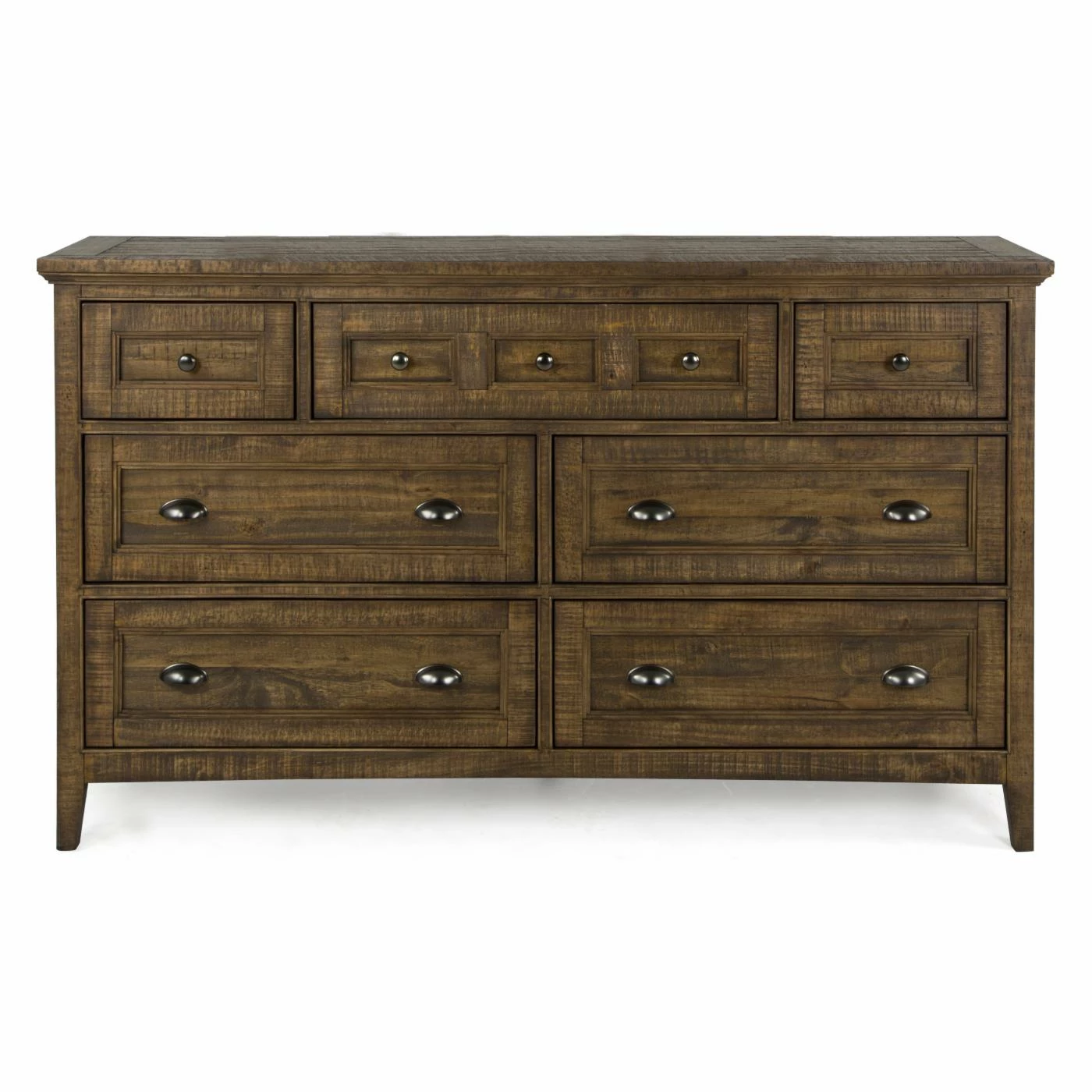 Hot Sale โ๏ธ Dressers Magnussen Bay Creek Relaxed Traditional Toasted Nutmeg 7 Drawer ๐ Dresser With Optional Mirror ๐ฏ - Image 2