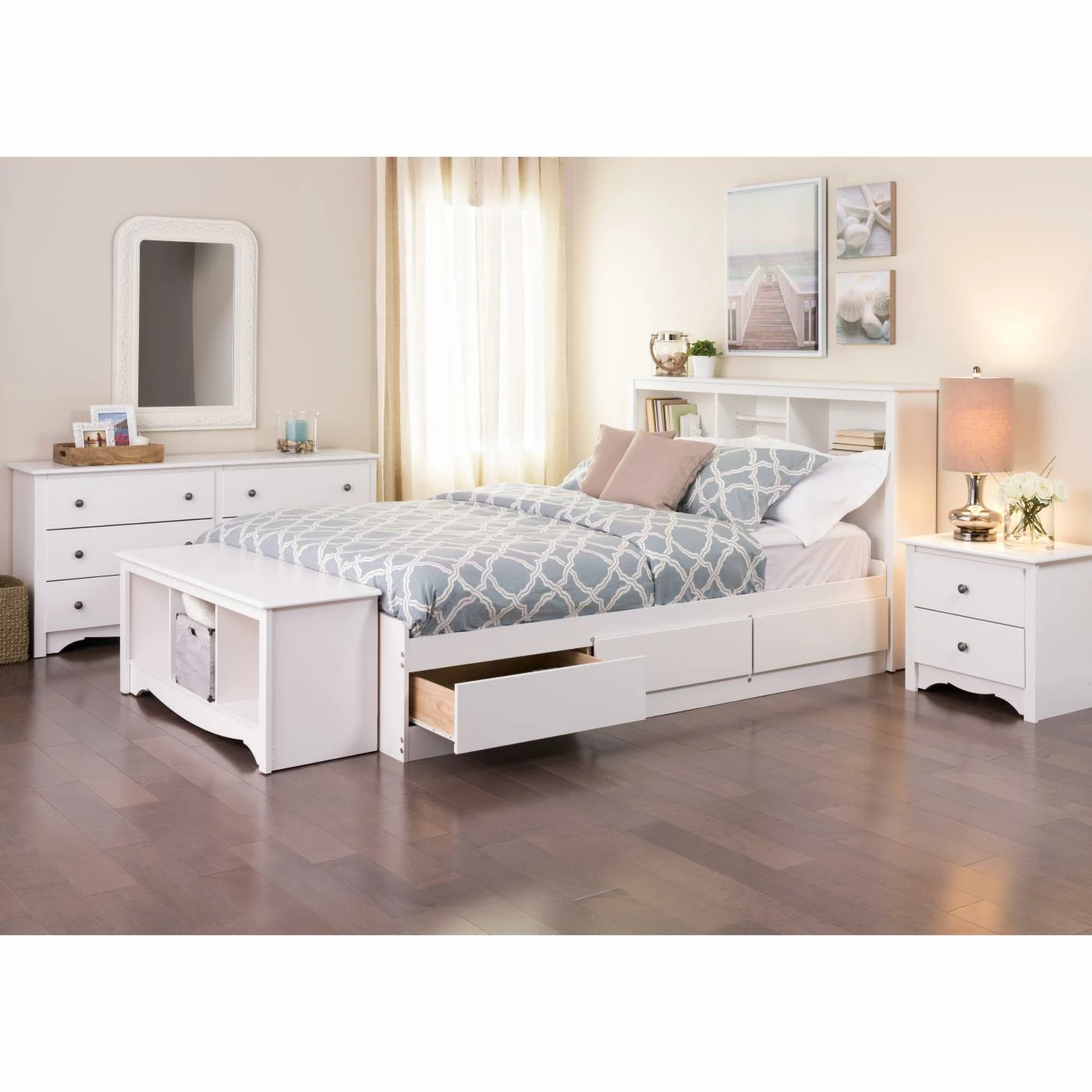 Best Pirce β€οΈ Dressers Prepac Monterrey Condo 6-Drawer π Dresser - White π₯° - Image 2
