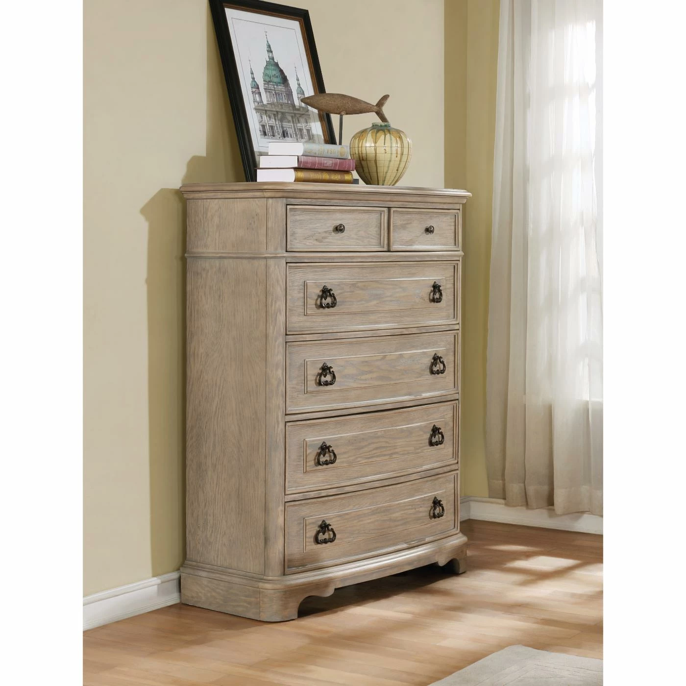 Best Sale π Chests Roundhill Furniture Piraeus 6 Drawer Chest π - Image 2