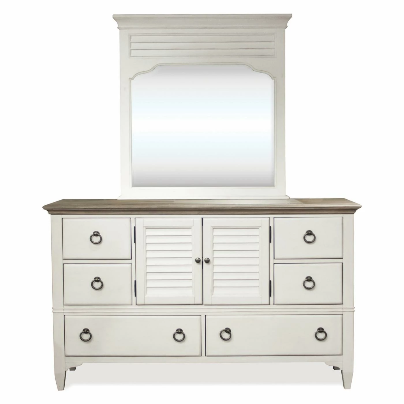 New ๐ฏ Dressers Riverside Furniture Myra 6 Drawer 1 Door ๐ Dresser With Optional Mirror ๐ - Image 2