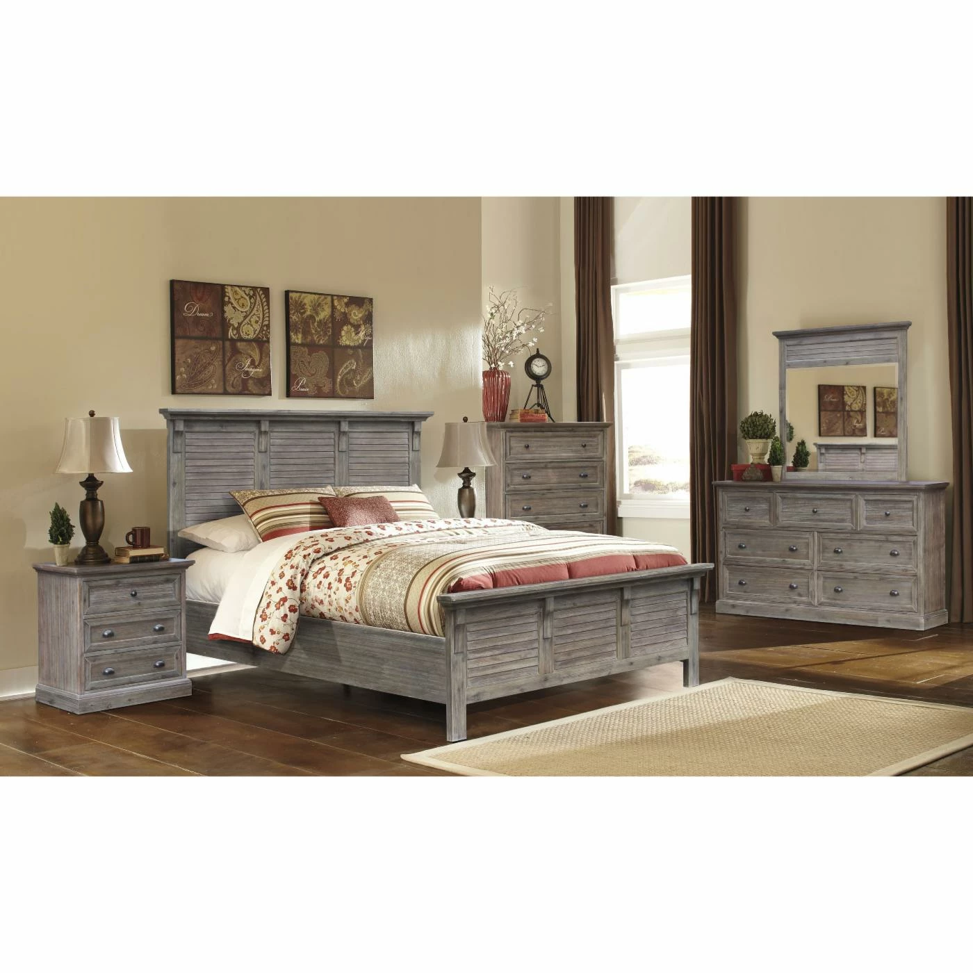 Best reviews of ❤️ Chests Sunset Trading Solstice Grey 5 Drawer Chest 🔔 - Image 2
