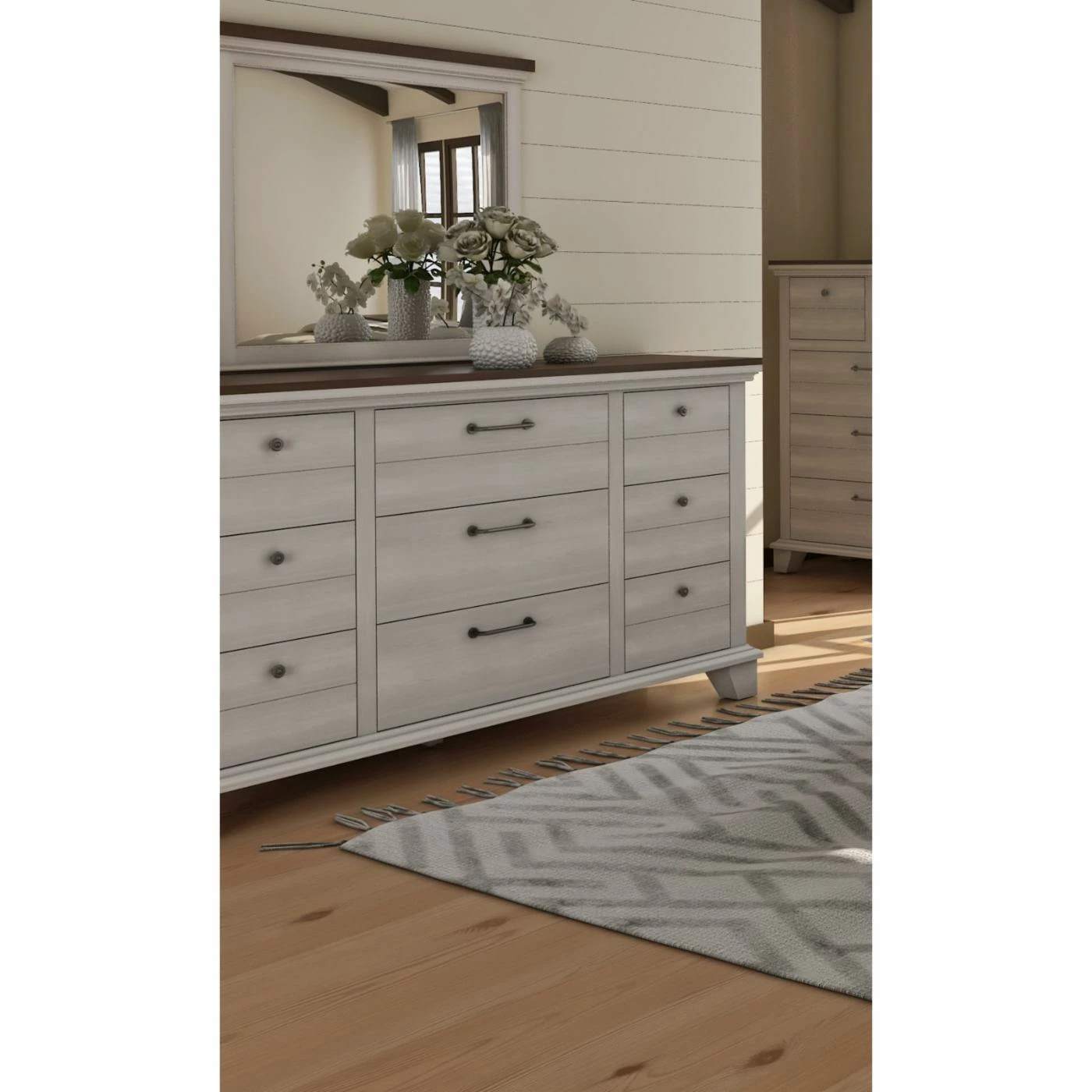 Promo ๐ Dresser Set Steve Silver Co. Bear Creek 9 Drawer ๐ Dresser With Optional Mirror ๐ - Image 2