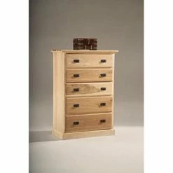 Deals 🧨 Chests A-America Amish Highlands 5 Drawer Chest ✔️