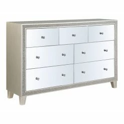 Promo 🔥 Dressers Acme Furniture Sliverfluff 7 Drawer 👗 Dresser 🎁