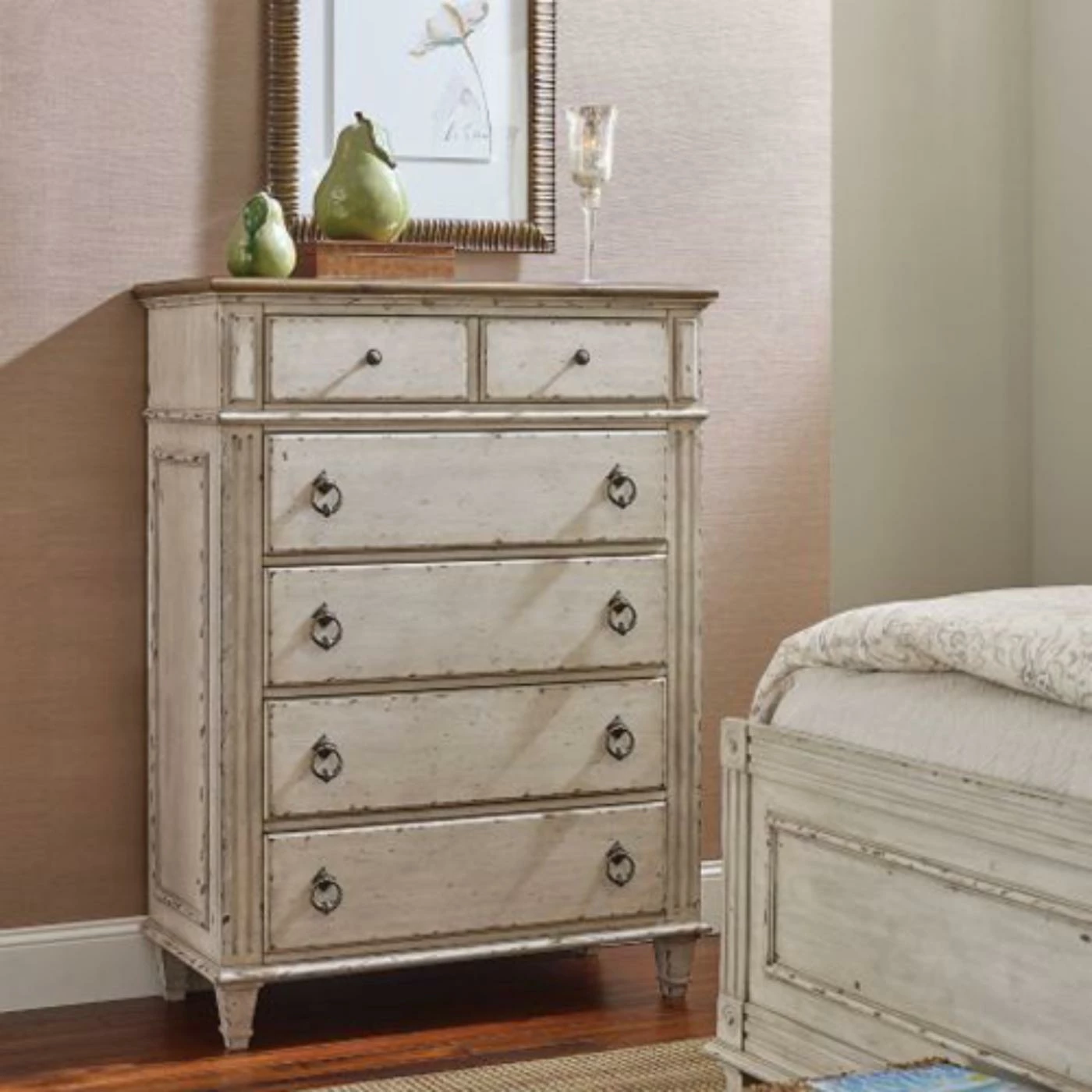 Budget 👏 Chests American Drew Southbury 5 Drawer Chest 👏