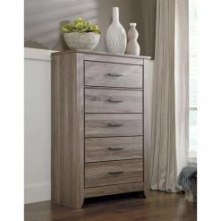 Budget 🤩 Chests Signature Design By Ashley Zelen 5 Drawer Chest 🛒