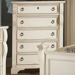 Brand new ✨ Chests American Woodcrafters Heirloom 5 Drawer Chest-Antique White 👍