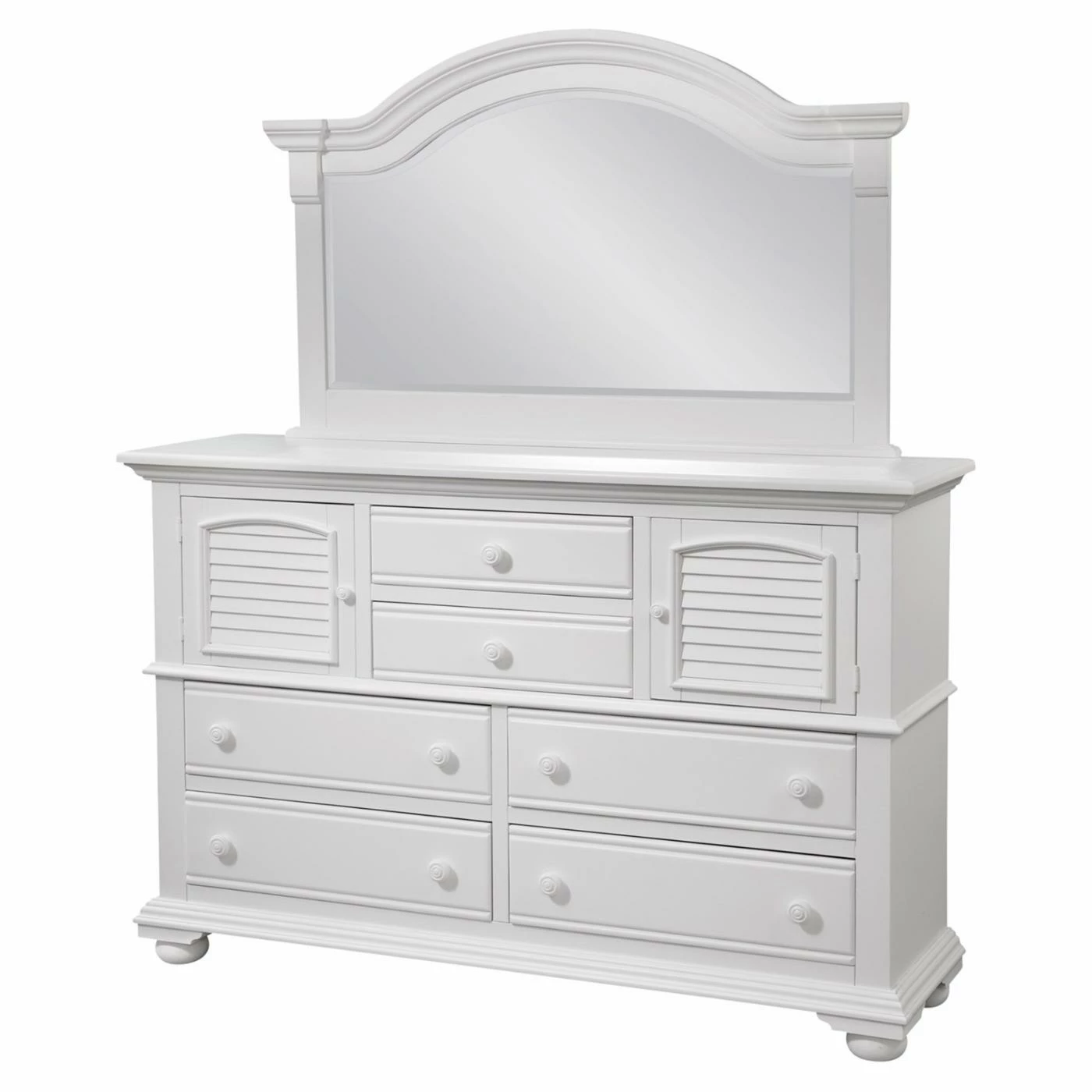 Promo ๐ Bedroom ๐ Dressers American Woodcrafters Cottage Traditions 6 Drawer High ๐ Dresser - Eggshell White ๐งจ