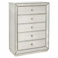 Budget 🤩 Bassett Mirror Company Chests Bassett Mirror Murano 5 Drawer Chest 🧨