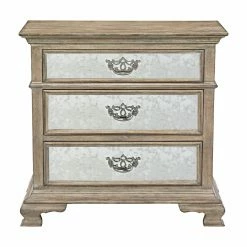 Best deal 🌟 Bachelors Chests Bernhardt Campania 3 Drawer Mirrored Bachelors Chest 🔔