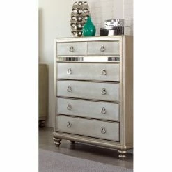 Hot Sale 🛒 Chests Coaster Furniture Bling Game 5 Drawer Chest 🥰