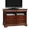 Promo 🎁 Media Chests & 👗 Dressers Furniture Of America Grand Central 4 Drawer Media Chest - Cherry ❤️