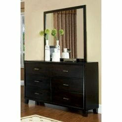 Discount 💯 Dressers Furniture Of America Santrini 6 Drawer 👗 Dresser - Espresso ⌛