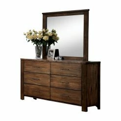 New 😍 Dressers HN Home Corvallis Transitional 6 Drawer 👗 Dresser With Optional Mirror 💯