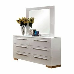 Best Pirce ❤️ Bedroom 👗 Dressers Furniture Of America Velera 6 Drawer 👗 Dresser With Optional Mirror 😉