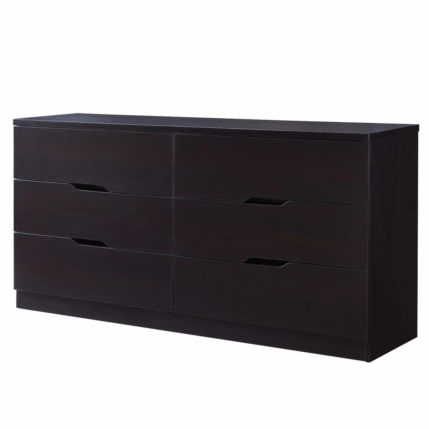 Flash Sale ๐ Dressers Furniture Of America Willeys Contemporary 6-Drawer ๐ Dresser - Red Cocoa ๐งจ