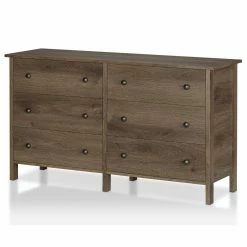 Outlet 😀 Dressers Furniture Of America Unionville Transitional 6-Drawer 👗 Dresser ⭐