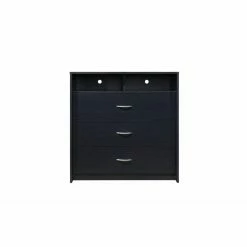 Cheap 😉 Dressers Hodedah 3 Drawer 👗 Dresser With 2 Compartment Open Shelf 🎉