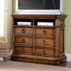Promo ❤️ Media Chests & 👗 Dressers Pulaski San Mateo 6 Drawer Media Chest ❤️