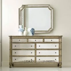 Best Pirce 🧨 Dressers Hooker Furniture Montage 9 Drawer Mirrored 👗 Dresser 🛒