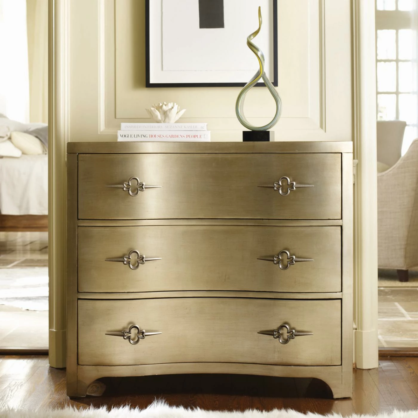 Hot Sale π€© Chests Hooker Furniture 3-Drawer Shaped Front Chest π
