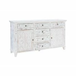 Best Pirce 🛒 Bedroom 👗 Dressers Linon Bianca 6-Drawer 👗 Dresser - Rustic White 🛒