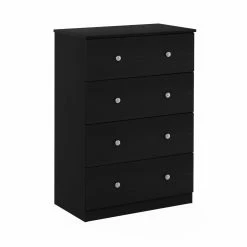 Outlet ⭐ Chests Furinno Tidur Simple Design 4-Drawer 👗 Dresser, Americano 🔥