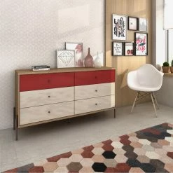 Deals π Dressers Manhattan Comfort Joy 6 Drawer π Dresser π§¨
