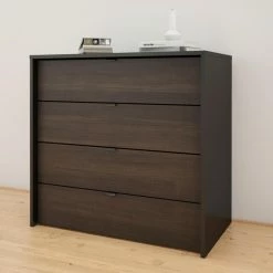 Flash Sale 🎁 Chests Nexera Opaci-T 4 Drawer Chest 🛒