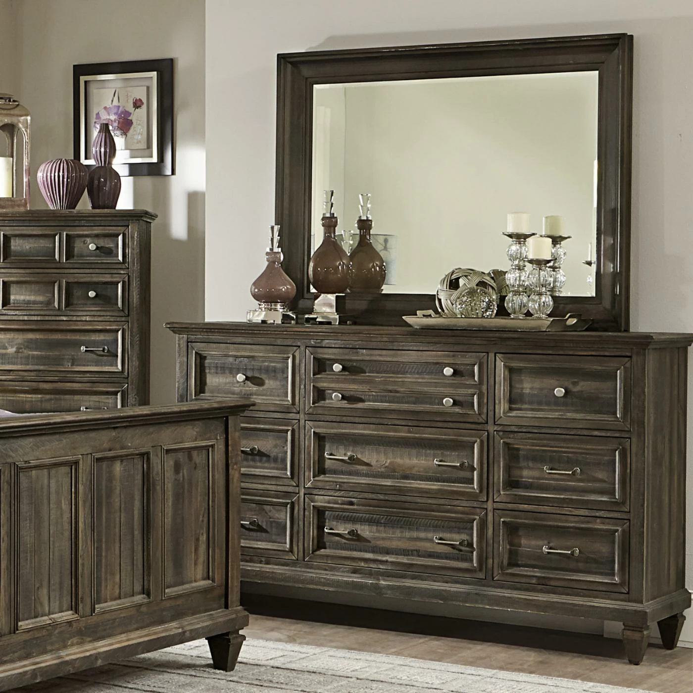 Cheap โญ Bedroom ๐ Dressers Magnussen Calistoga 9 Drawer ๐ Dresser With Optional Mirror โจ